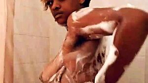 Part two shower play with big ass and tits