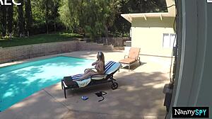 nanny slut lets boss use her fuck hole to keep her job.