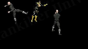 holly triple triplet beatdown