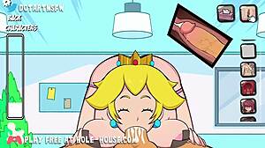 Peach Gets Creampied with Moaning Orgasms in Rule 34 Hentai