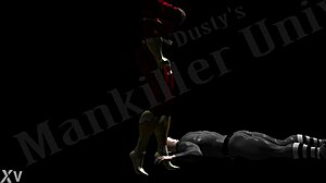 Triplet Lily Threat And Muscular Babe In 3D Cartoon Seduction