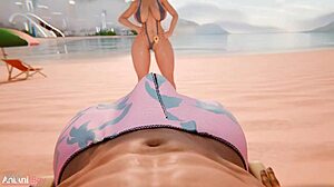 emma frost rides and gets creampied in this pov animation.