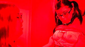 Sumisa En Su Ultima Prueba Para Ser Una Puta Le Traen A Un Cliente Y Toma Leche Arriba De Unos Tacos