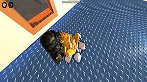 Mă joc Whoreblox și savurez clipa gangbang-ului