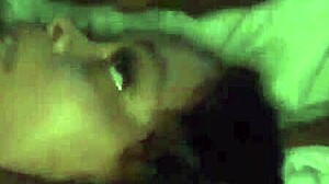 Horny black wife takes boss's cock in blowjob and creampie fuck