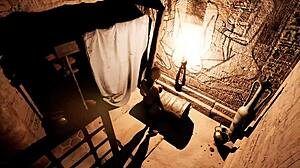 Lara chooses her hole for new guests in hentai game