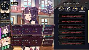 Oh wow, she loses her virginity in 3D anime hentai game!