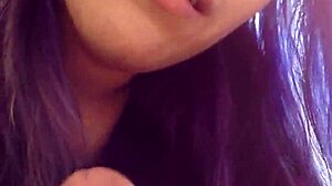 She gives semen in the mouth and eats all the milk