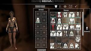 Thick totem dildo invades Lara's tight hole in 3d hentai!