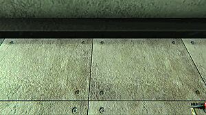 Hentai - my teammate gives me a titjob and then i fuck her in the sports storage room pov