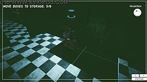 Malam panas di Freddy dengan monster besar