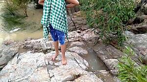 jungle river fun fucking with stepmom in hindi