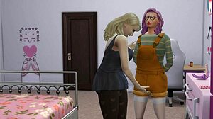 Nosy neighbor's BBC hard sex leads to intense orgasm