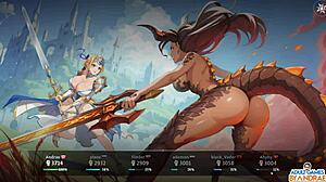 Almariel and Ziggy in Intense Hentai Scene