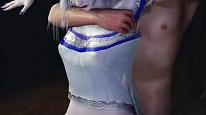 3d big ass skinny asian cosplay slut got her wet pussy fucked so hard by big old dick