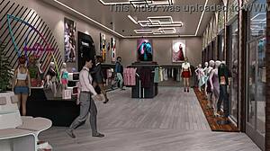 An Exhibitionist Girl Undresses in Public for Kinky Hentai Game Adventures!