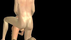 Animated porn video of Indian bhabhi giving footjob to Japanese man then doggy style fucking