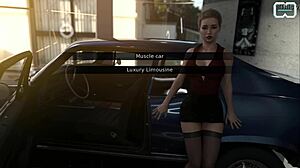 In the bloody passion game, denise gives a handjob to sell a car.