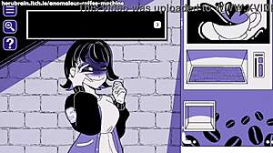 immortal fire girl offers gentle foot service in anime