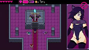 gameplay the nekomancer 1 cute femboy catboy fights monsters