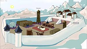 Gilf gets fucked in four elements trainer part 59 😈