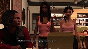 Stepsisterly Lust 04 - Interracial College Girl Gives Public Handjob At Cafe