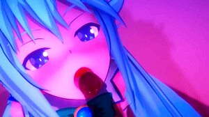 mmd - mitsuboshil - aquas glory hole