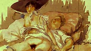 vintage retro drawings explore erotic fantasies