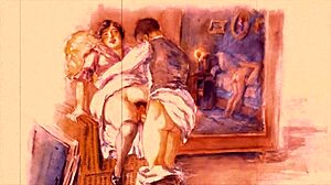 vintage retro drawings explore erotic fantasies