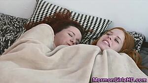 mormon lesbian eats muff