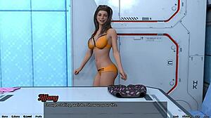 reagan gets her reward in stranded in space 36!