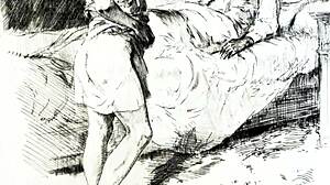 Detailed Vintage Erotic Art Animations