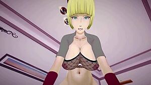 Naruto's Samui surrenders to intense creampie fucking in stunning 3D hentai action