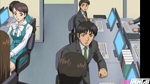 does this hentai busty secretary crave massive cumshots outdoors?