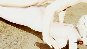 Genshin Impact Hentai - Lumine Is Fucked In The Beach - Asian Japanese Anime Manga Porn