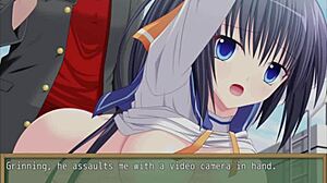 Delinquents Blackmail Aoi Nanami in Ryorin Academy with Group Fucking