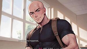 My new girlfriend violet shows her big ass in taboo hentai game