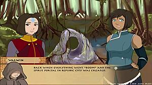 Gilf gets fucked in four elements trainer part 59 😈