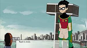 starfire sucks my cock just because i asked her to in 18titans