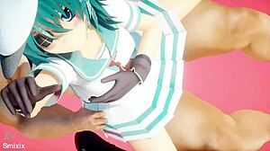 Kantai Collection Kiso's Hentai Cowgirl Undress Dance