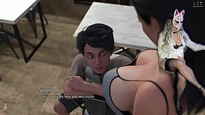 Golden Boy 29 - Stepmom Teasingly Sucks Huge Cock In Game