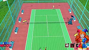 Rachelle has standing sex in the shower