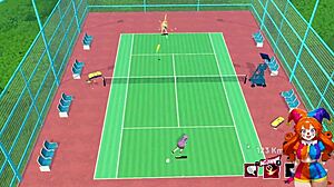 Rachelle has standing sex in the shower