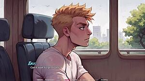 In my new girlfriend 02 I plan a sexy date with big titty violet in taboo hentai game.