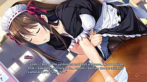 Was entfaltet sich in Alice Kagamiharas scharfer Route Szene 5?