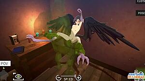 Can Ava Handle Orc's Wall Fuck in Pose 4?