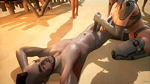 boss 3d porn public scene