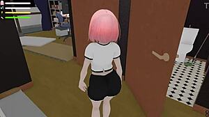 Is Roxanne The Ultimate Exhibitionist Flashing In Public As A Student?