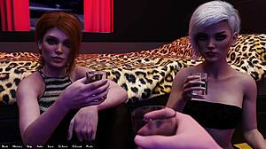 Planificación de fiesta de Halloween con presidenta pelirroja de hermandad