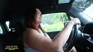 Stepsister gets accidental creampie on college first night in POV roleplay